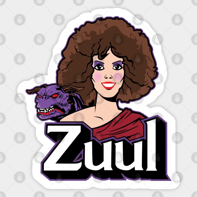 Zuul's Dreamhouse V2 Sticker by fatcakesart